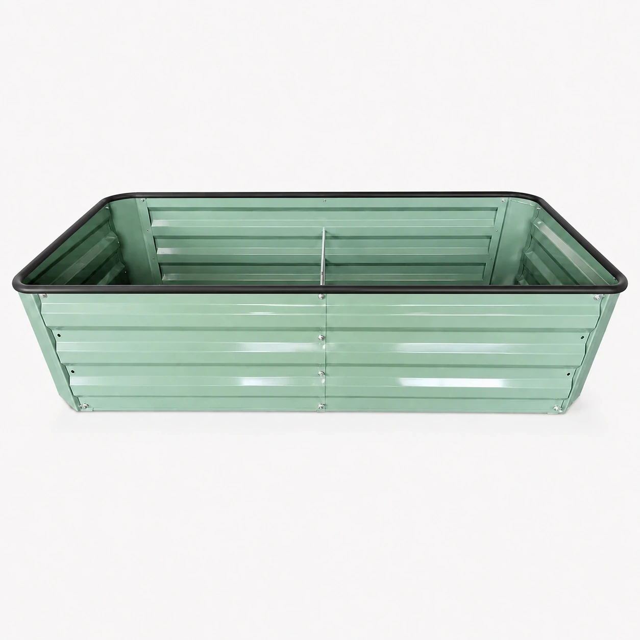 17-Inch Galvanized Steel Raised Garden Bed 17-inch galvanized steel raised garden bed with deep rectangular planting area