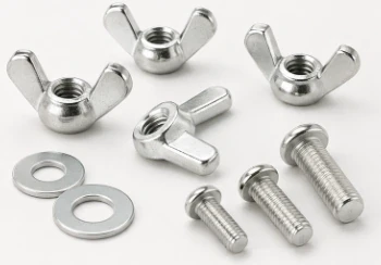 Raised Garden Bed Fastener Kit Bolts, washers, and wing nuts for modular raised garden bed assembly